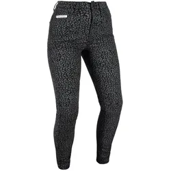 Oxford, Motorradhose, Damen Approved Aa Super Stretch Motorcycle Jeans Schützende Motorradjeans, Leopard, 36 (Damen, Normalgrösse, 36)