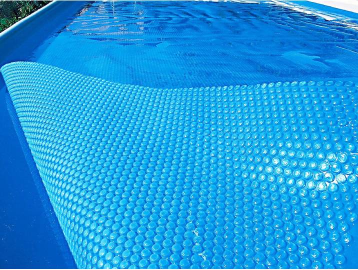 Solarabdeckplane MY POOL BWT, blau, B:623cm L:360cm, Polyethylen (PE), Planen, Solarabdeckplane, für Ovalformbecken, in versch. Größen