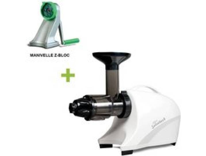 Extracteur de jus - TRIBEST - Solostar 4 - Blanc - Manivelle Z-Bloc - 135 watts