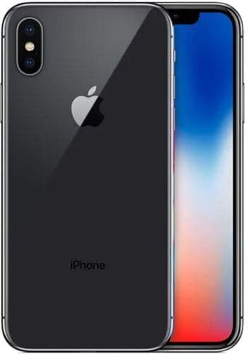 Apple iPhone X 64GB Space Grey Sim-Free Unlocked Mobile Phone, Used - Very Good