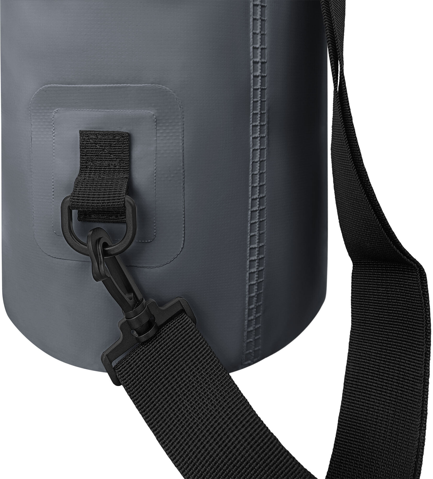 Packsack YEAZ "Wasserfester Packsack 10L ISAR", Gr. 10, schwarz, Obermaterial: 100% PVC PVC., Taschen