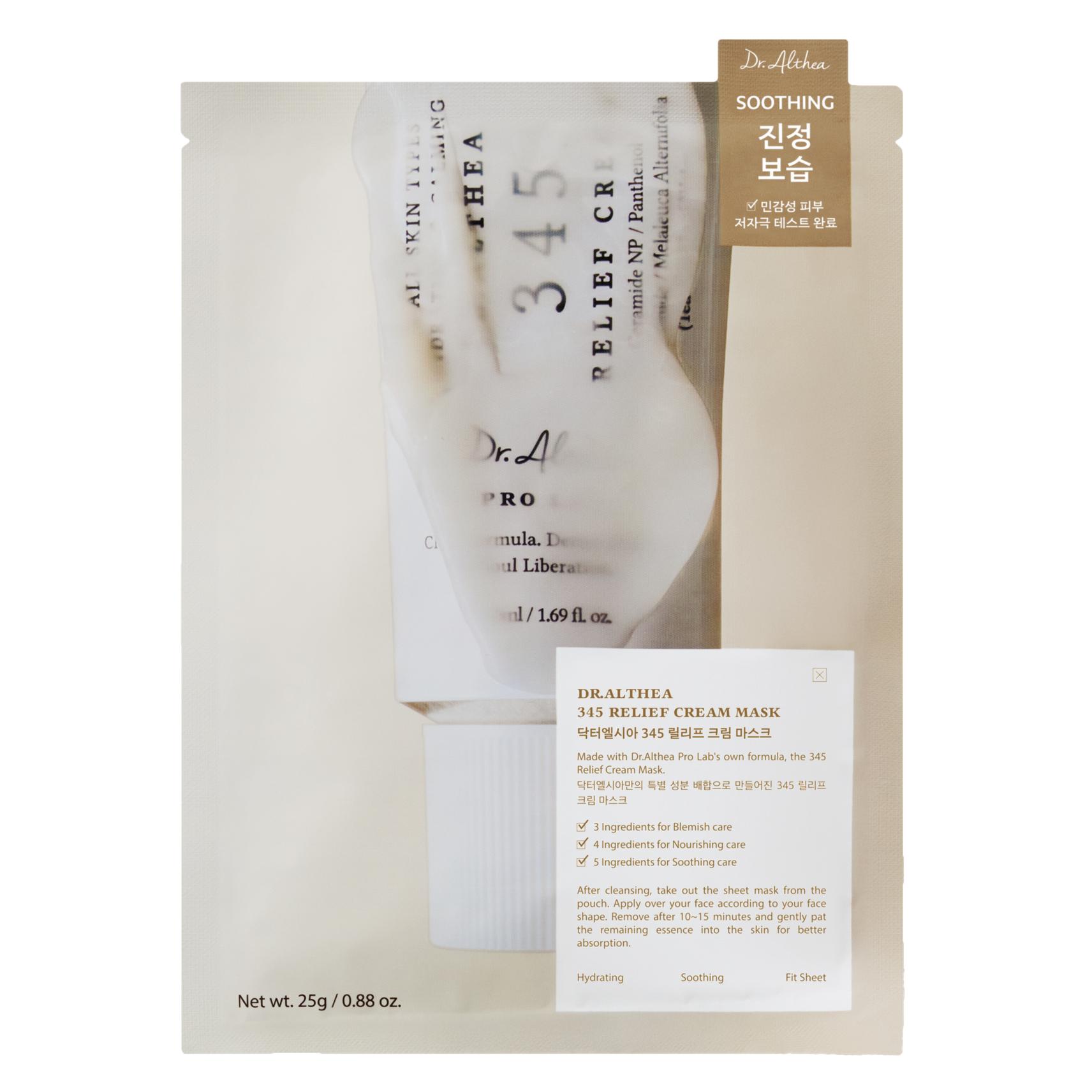 Dr. Althea Dr Althea 345 Relief Cream Sheet Mask 25g (25 ml) (1325821)