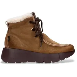 Hispanitas für Damen. PHI265130 Stiefeletten aus Leder Montana beige (36), Wohnung, Schnürsenkel