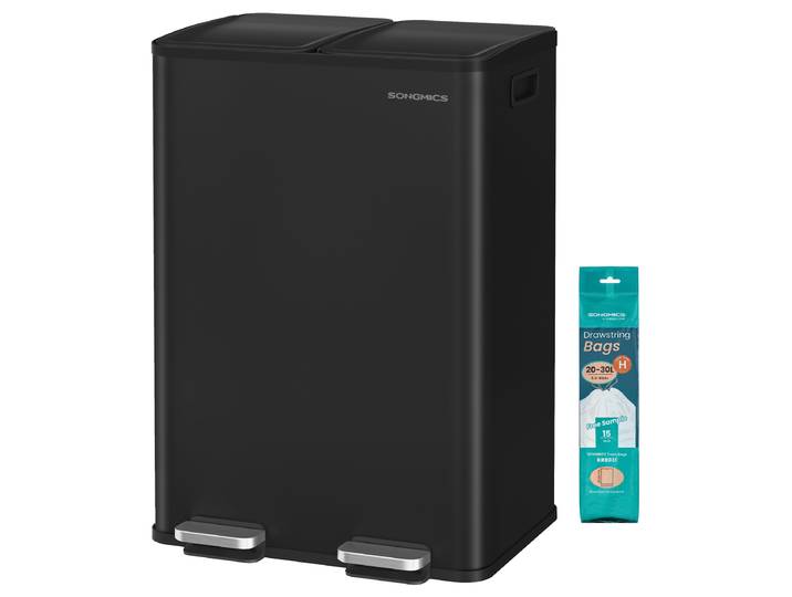 Poubelle Dhyam 48 x 67 x 38cm Noir