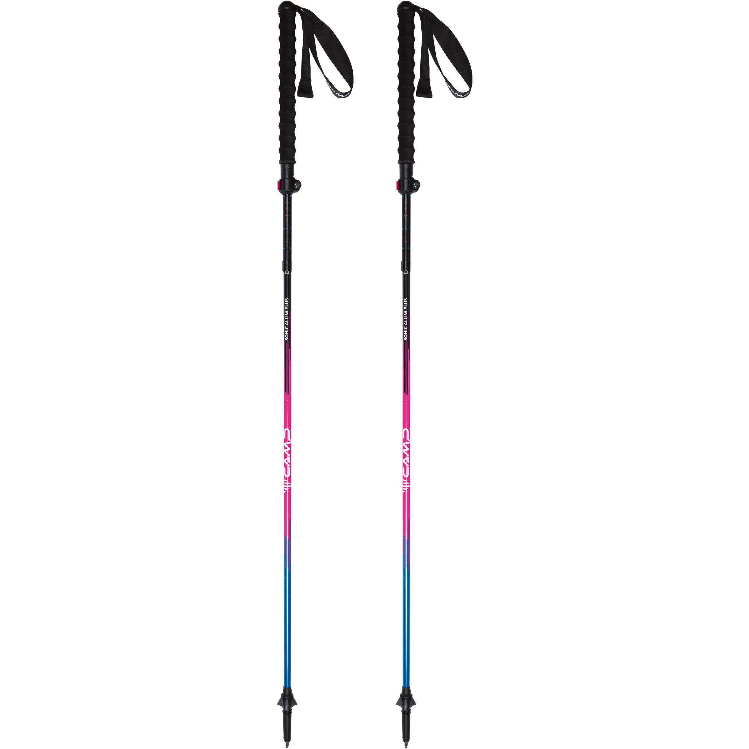 Camp Sonic Alu Plus Trekkingstöcke Damen Wanderstöcke & Trekkingstöcke pink Größe 107-125cm Trekking