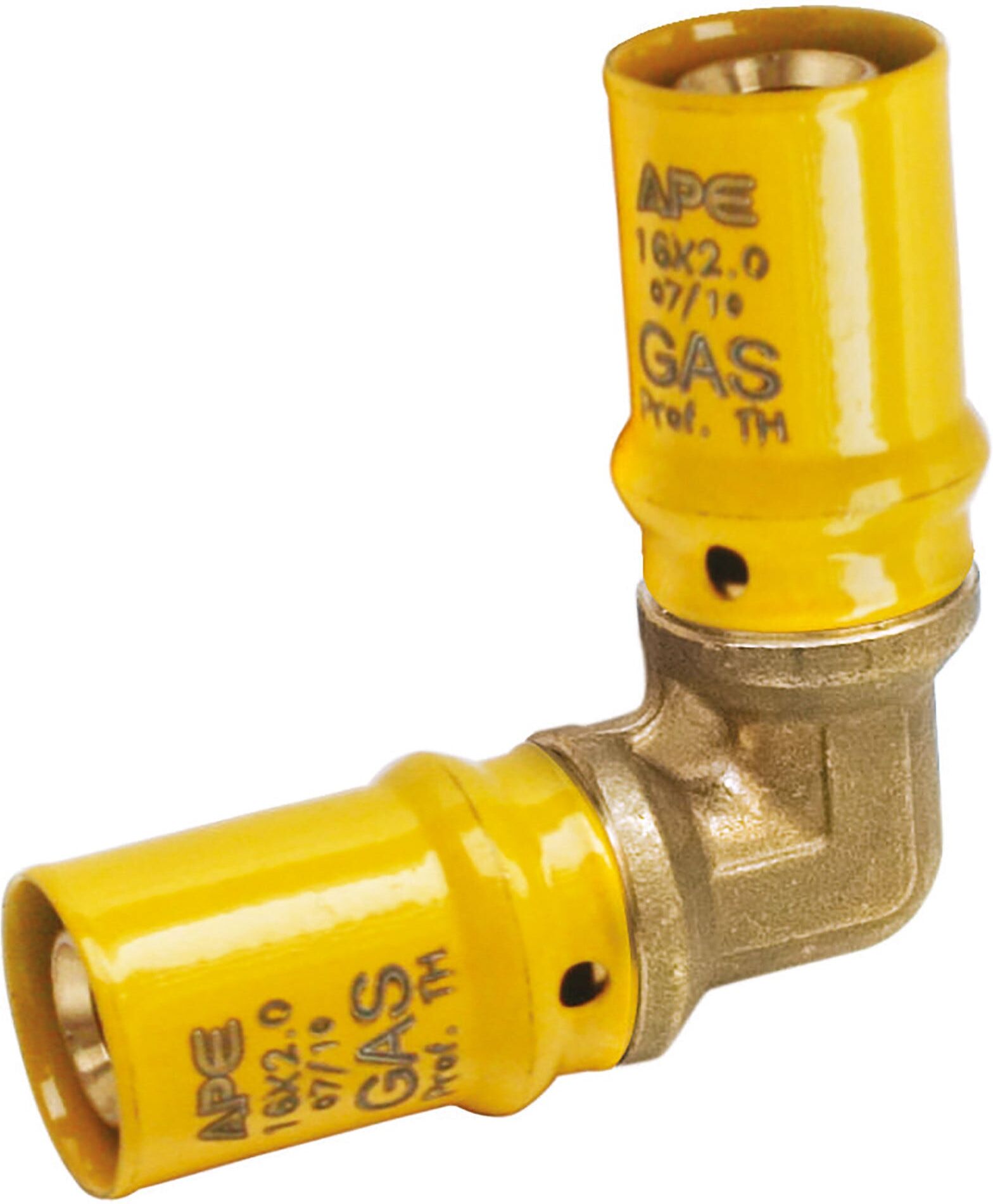 Ape Raccorderie GOMITO PRESSFIT APE Ø 26x26 mm PER TUBO MULTISTRATO GAS