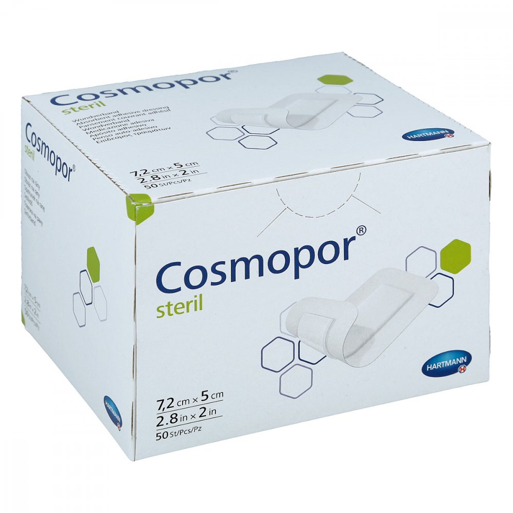 PAUL HARTMANN AG Cosmopor steril 5x7,2 cm 04302005
