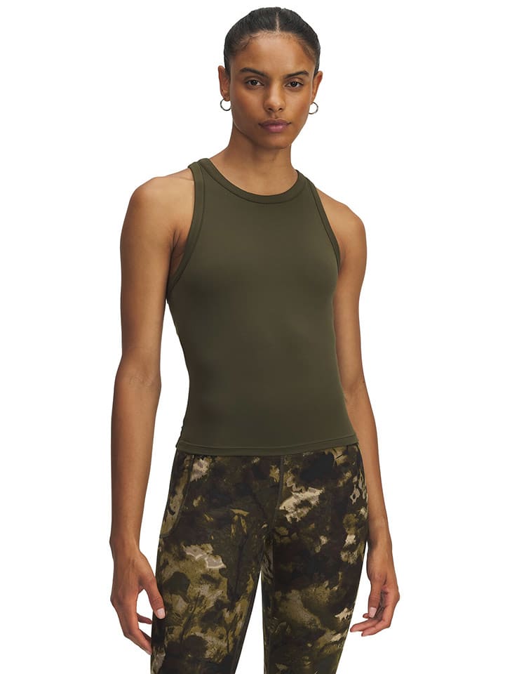 Under Armour Funktionstop in Khaki - S