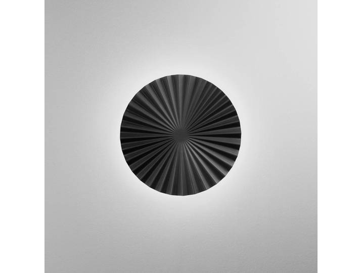 Luce Ambiente Design Wandleuchte Anadara, schwarz, für Wohn- / Esszimmer, Aluminium