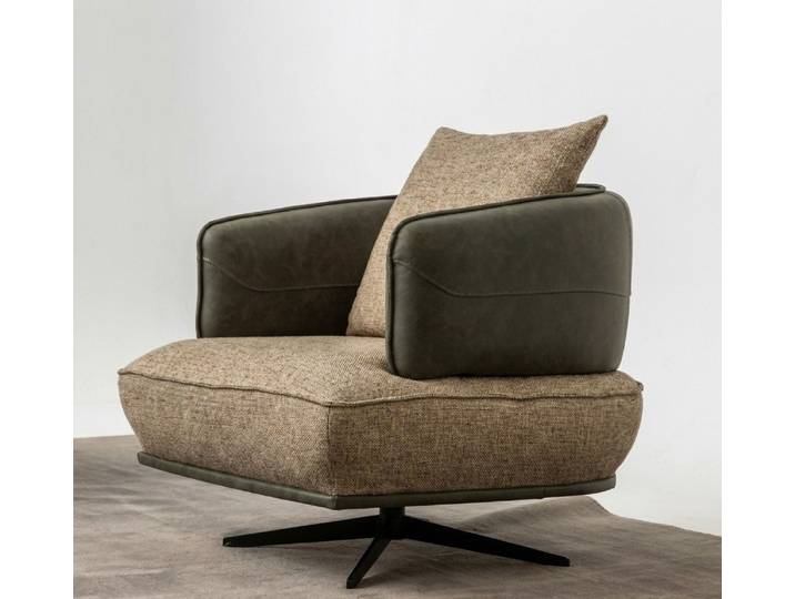 Xlmoebel Sessel Design Lounge Sofa Relax Textil Luxus für Fernsehabende (1-St., Lounge Sessel), Made in Europa