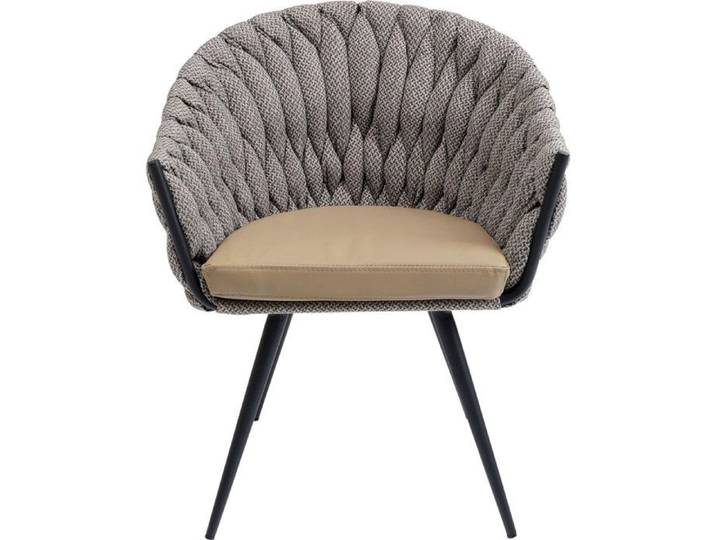 Chaise avec accoudoirs Knot marron Kare Design