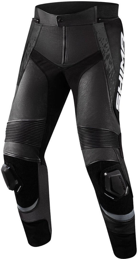 SHIMA STR 2.0 Motorrad Lederhose STR-2.0-PANT-BLACK-56