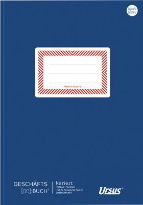 Ursus® Ö-Geschäftsbuch, A4, 96 Bl. 5mm kariert