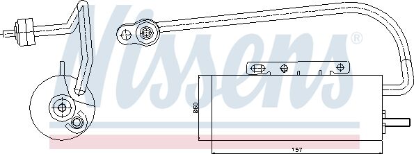 Nissens Trockner, Klimaanlage 95339 Für Cadillac Fiat