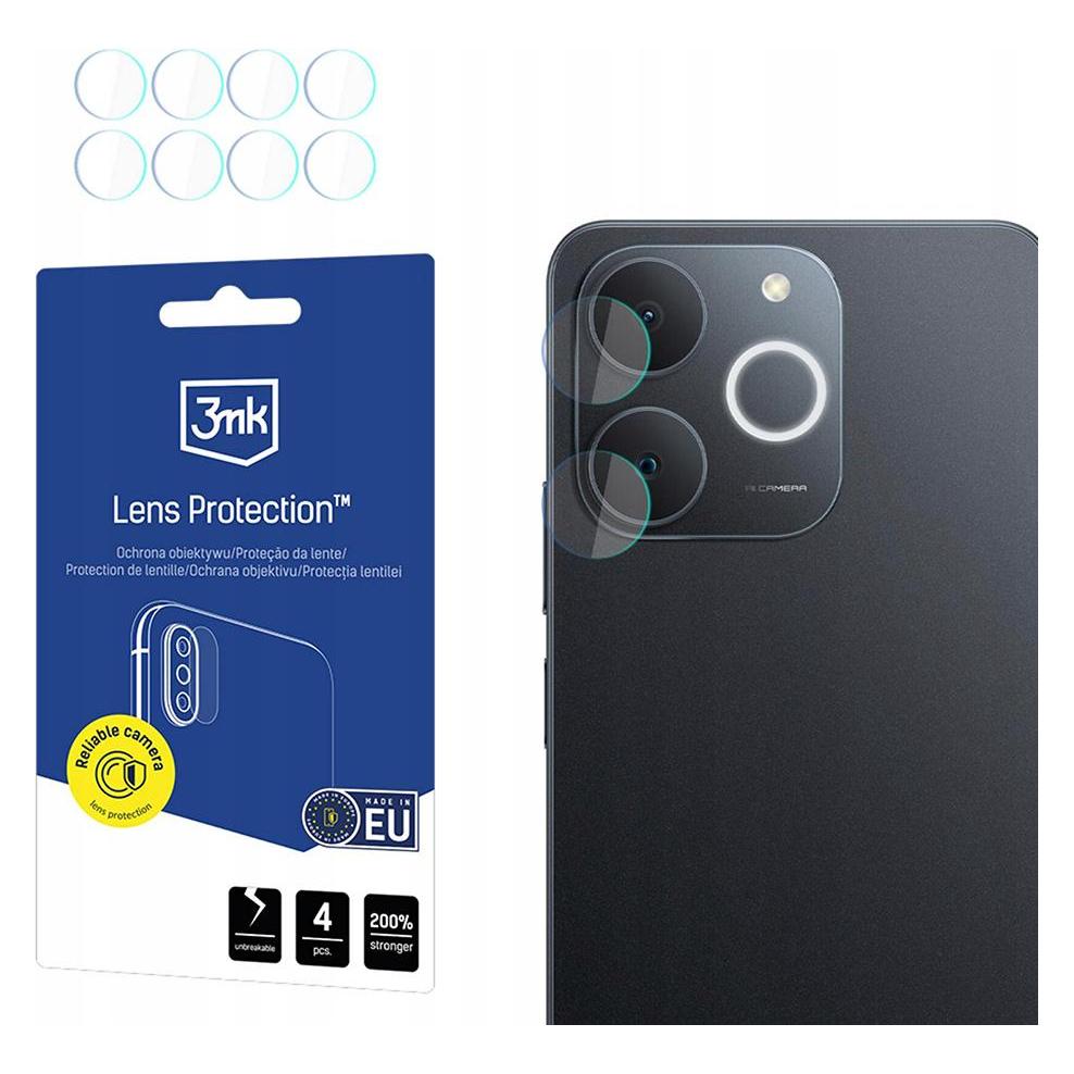 3MK Objektivschutzkameraglas für Realme Note 70T (4 Stk., Realme Note 70T) (5903108677813)