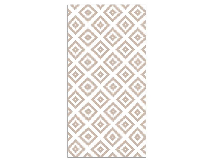 Tapis vinyle carrés roses 80x150cm