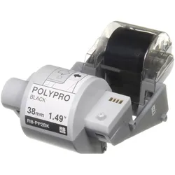 Inkadoo, Beschriftungsband, Brother RB-PP2BK DirectLabel Farbband schwarz 38 mm x 66 m Schwarz Brother Tape Creator 50 mm (3.80 cm, Schwarz)