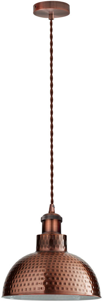 Mercury Kronos 1 - Light Dome Pendant Copper 121cm H X 26cm W X 26cm D