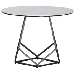Carmen FRANEK 2 Couchtisch Ø 60 cm – Weiß