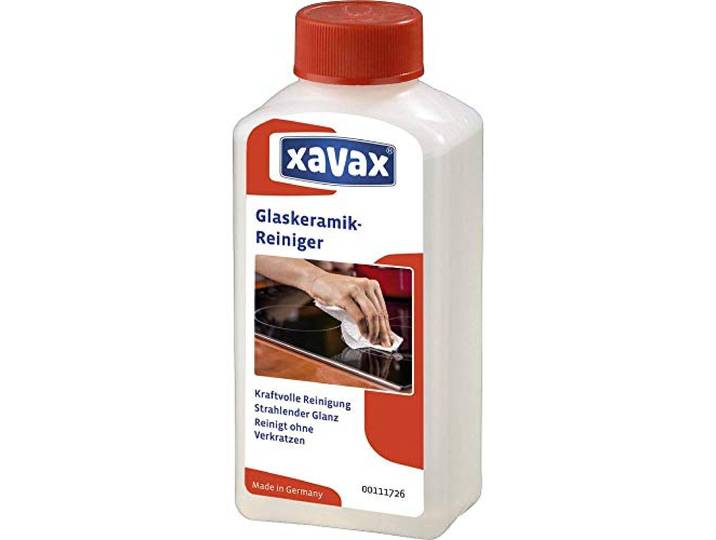 Xavax Reiniger für Glaskeramik Kochfeld, Ceranfeld, Induktionsherd, 250 ml