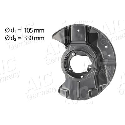 Aic Spritzblech, Bremsscheibe [Hersteller-Nr. 57126] für BMW