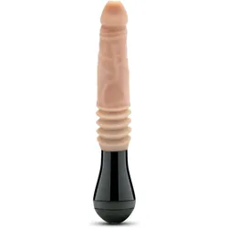 Blush, Dildo, Dr. Skin Silikon Dr. Knight Stossender und vibrierender Dildo Beige