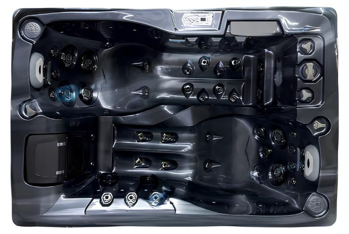 Whirlpool Massagebad Whirlpool met bubbelfunctie 200 x 135 cm