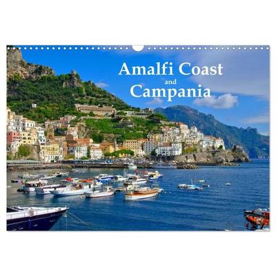 Amalfi Coast and Campania (Wall Calendar 2027 DIN A3 landscape), CALVENDO 12 Month Wall Calendar