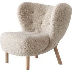 &Tradition Little Petra VB1 Sessel, eiche geölt / sheepskin moonlight