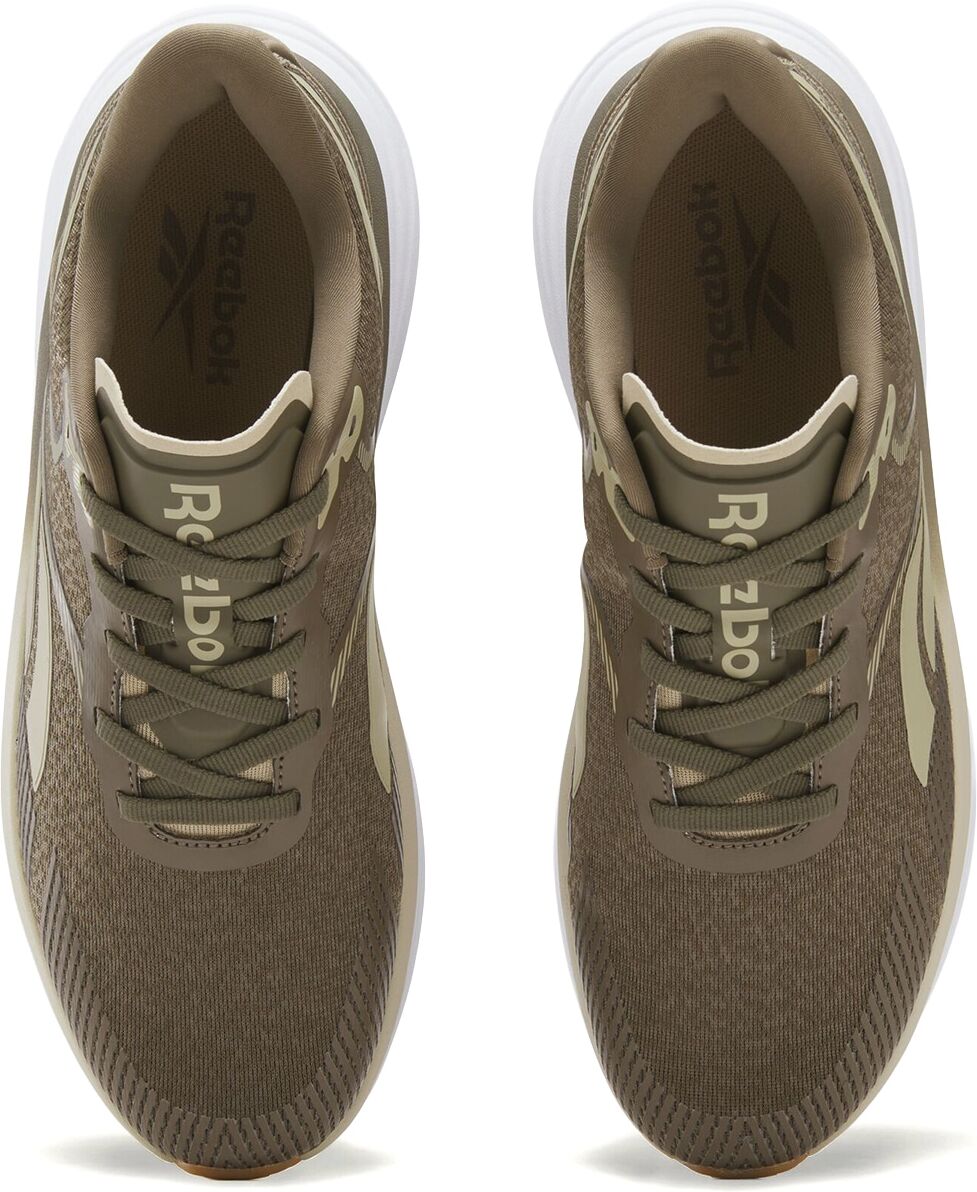 Laufschuh REEBOK "REEBOK VIVA SPEED", Herren, Gr. 42, braun (army grün, weiß, gum), Synthetik, Textil, Schuhe Laufschuh army grün, weiß, gum 42