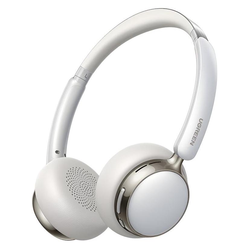 Ugreen Słuchawki Słuchawki nauszne Studio Plus HP207 Bluetooth srebrno-białe (ANC, Kabellos) (75631)