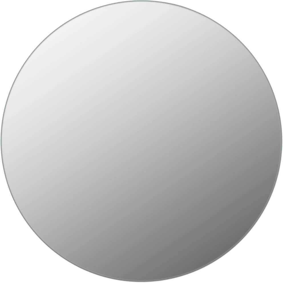 Symple Stuff Wolverten Wall Mirror Round Glass 70 cm H x 70 cm W