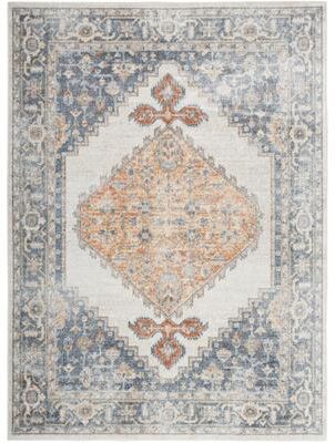 Nourison Abby Machine Washable Indoor only Persian Distressed Area Rug