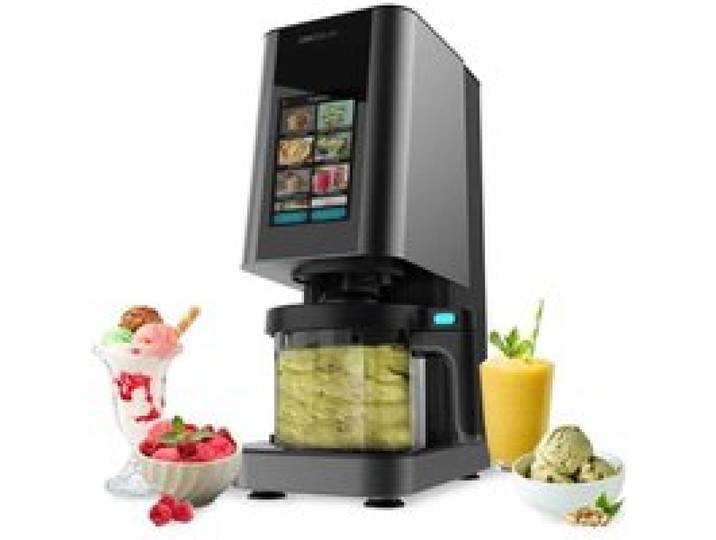 Cecotec Machine à Glaces - Sorbetière avec Écran - 1 35 L - Gelatec 1800 Touch. 700 W 10 Programmes Technologie CreamOn