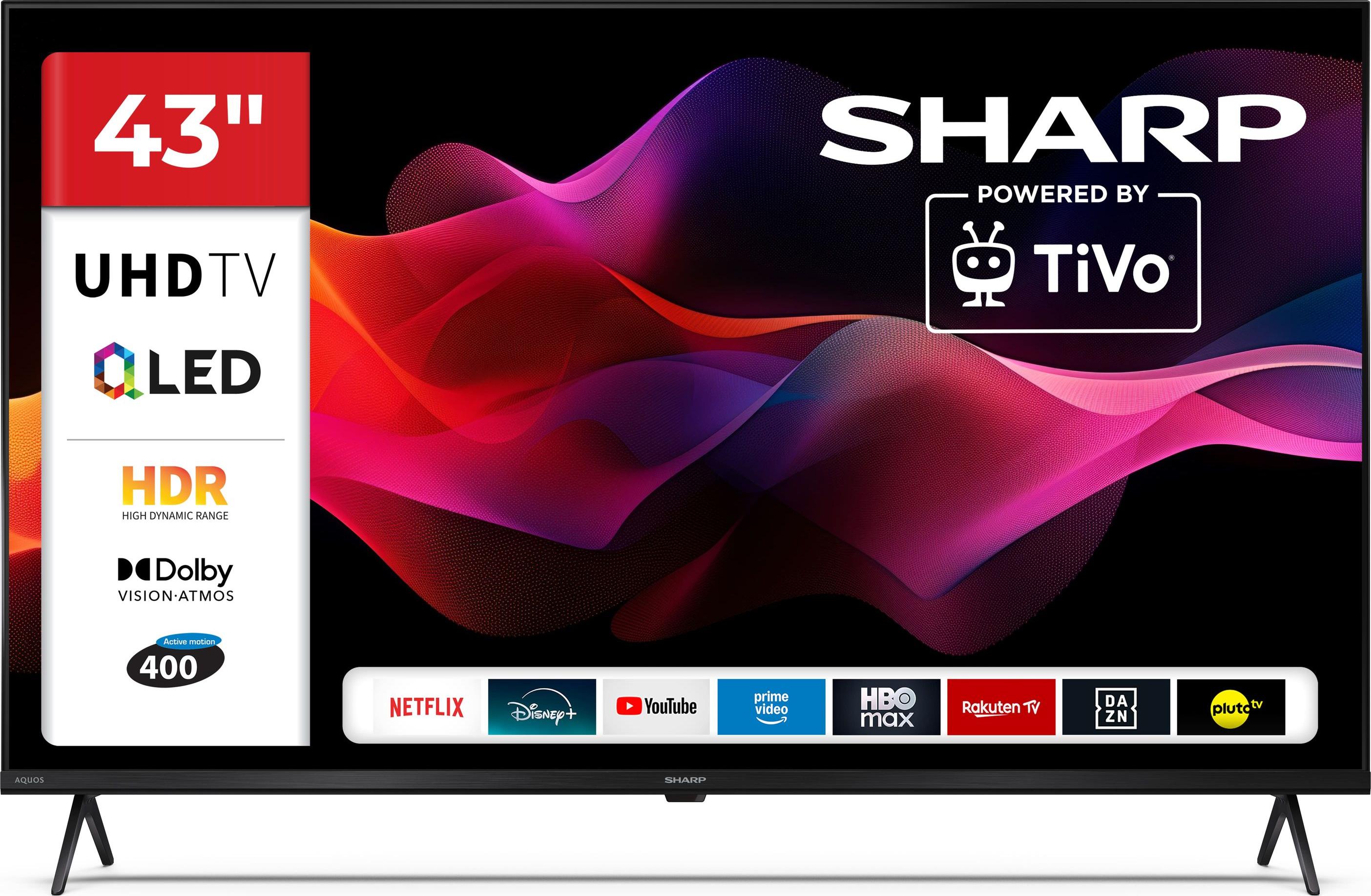Sharp 43HM5245E 43 Zoll 4K QLED Fernseher TiVo Smart TV Dolby Vision Atmos HDMI 2.1 Triple Tuner