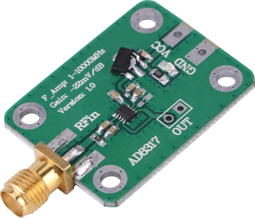Cocosity AD8317 Radiofrequentie Logaritmische Detector Vermogensmeter 1M-10000MHz