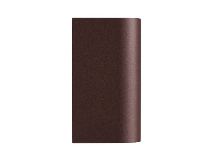 Nordlux Aussenwandleuchte Dion Double, dimmbar, braun / rost, Aluminium, Wandleuchte außen