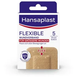 Hansaplast Flexible Wundverband 6x9,5 cm 5 St