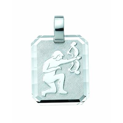Sternzeichenanhänger ADELIA´S "Sternzeichen Anhänger Schütze 925 Silber", silber, Schmuckanhänger, Damen, Schütze, Silber 925 (Sterlingsilber), Silberanhänger Schütze