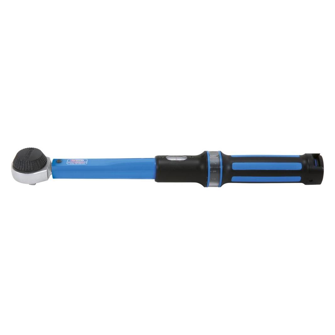 KS Tools 1/4" ERGOTORQUEprecision Ratschen-Drehmomentschlüssel Drehknopf, 5-25Nm (1/4", 5 - 25 Nm) (516.1412)