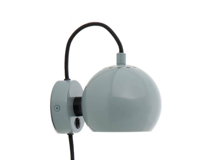 Ball Wandleuchte Glossy Mint - Frandsen Ball Magnet - Wohnzimmer - Design - Metall - Einflammig