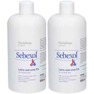 SEBExOL Lotio CUM Urea 5% x2 2x500 ml Emulsion