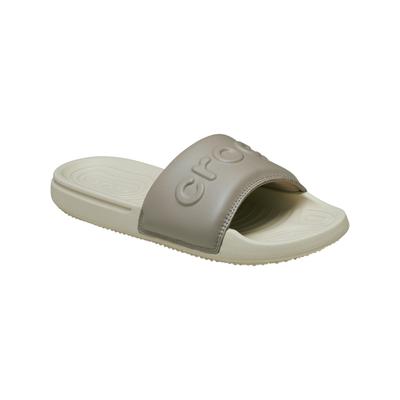 Pantolette CROCS "All Day Slide", Damen, Gr. 42, beige, Obermaterial: 50% Polyester PES. 50% Sonstiges Material (Ananasfaser) AM_PF ., Schuhe Pantolette
