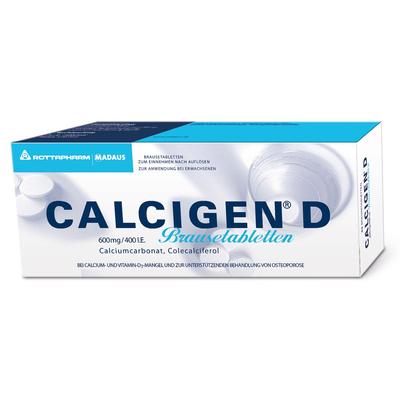 Calcigen D 600 mg/400 I.e. Brausetabletten 40 St