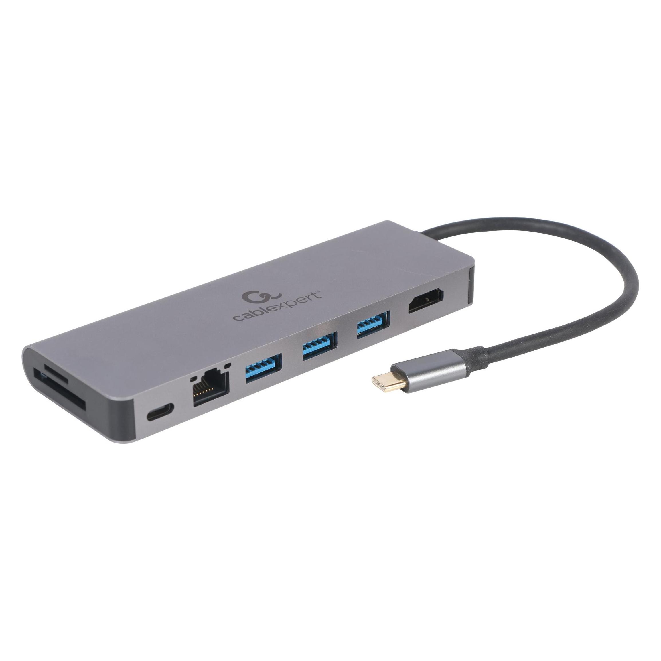 Gembird A-CM-COMBO5-05 (USB-C, 8 Ports) (A-CM-COMBO5-05)