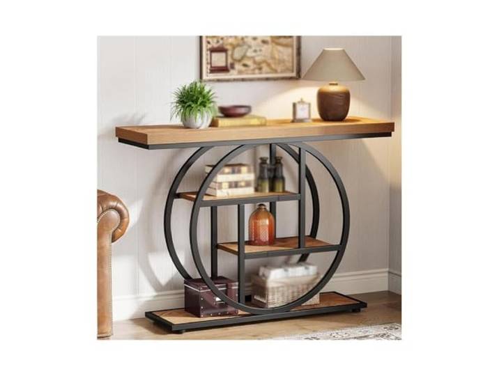 2WFYJNITP Beistelltisch Tische mit Ablageflächen for das Wohnzimmer Ausstellungstisch(Light Brown)