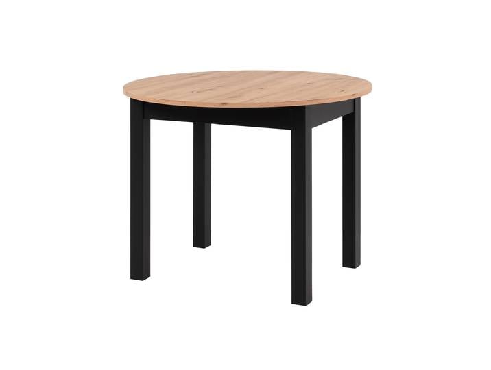 Esstisch rund ausziehbar 100 - 140 cm Artisan Eiche - COBURG