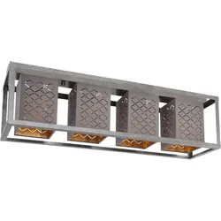 Deckenleuchte Thomas in Silberfarben max. 25 Watt Deckenlampe