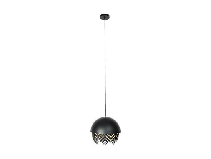 Lucande Pendelleuchte in schwarz, gold, Hängelampe Hängeleuchte E27, Design für Wohnzimmer, Esszimmer