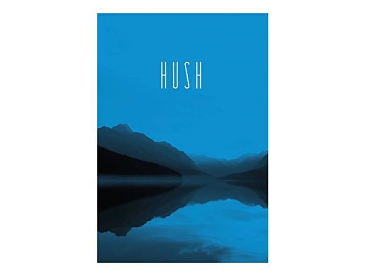 Komar Peinture murale Word Lake Hush Blue - Taille : 50 x 70 cm Sans cadre - Pure Boutique